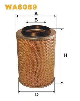 WIX FILTERS wa6089 -  Воздушный фильтр